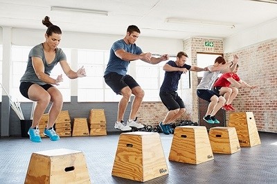 Krachtoefeningen volleyballers