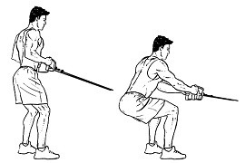 Cable Squat Rows