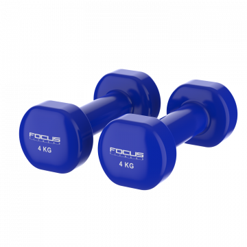 Vinyl dumbbell - 4 kg
